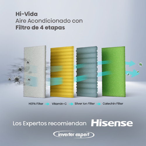 Aire acondicionado Hisense INVERTER Hi-Vida - Imagen 3
